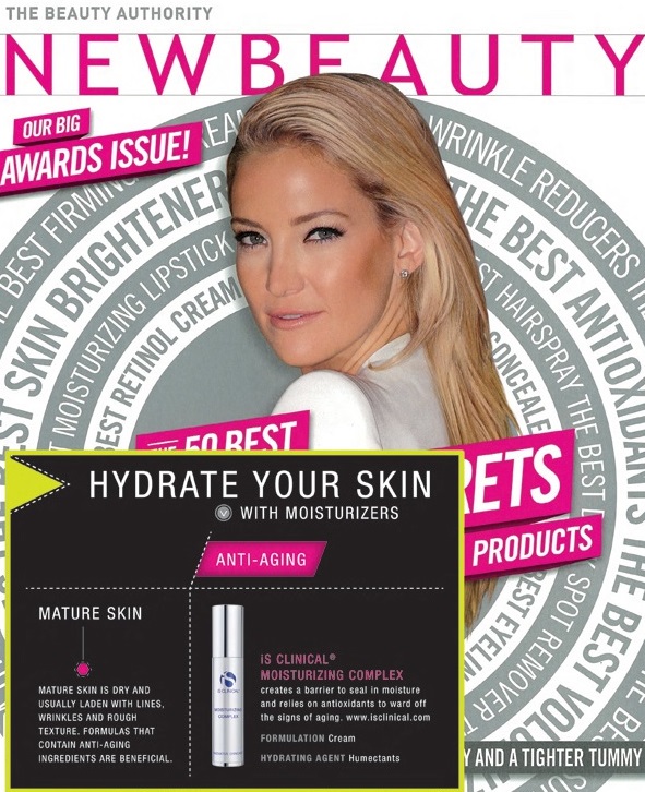 iS Clinical Moisturizing Complex Featured in New Beauty Magazine
