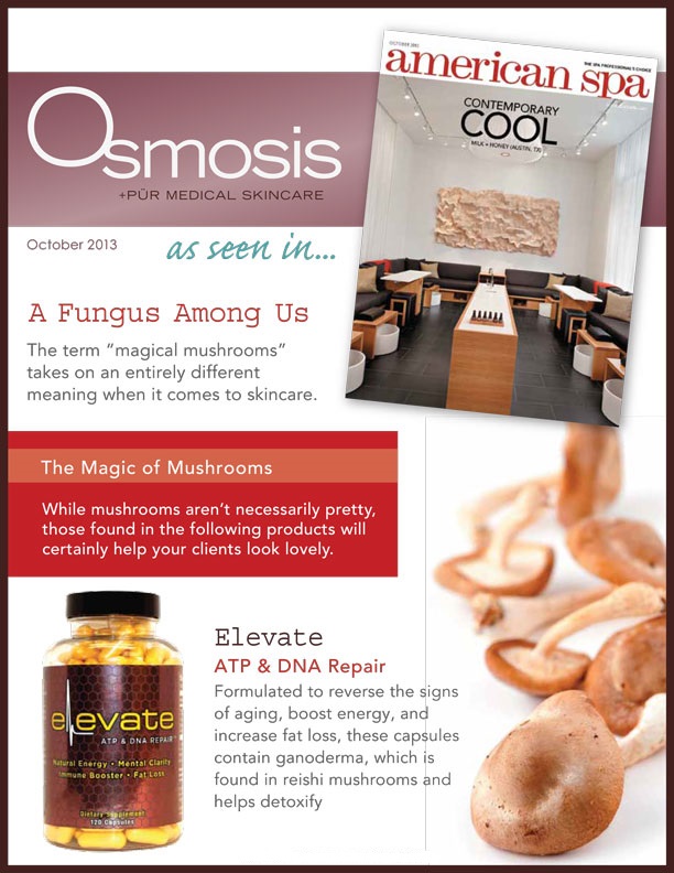 Osmosis Elevate in American Spa Magazine