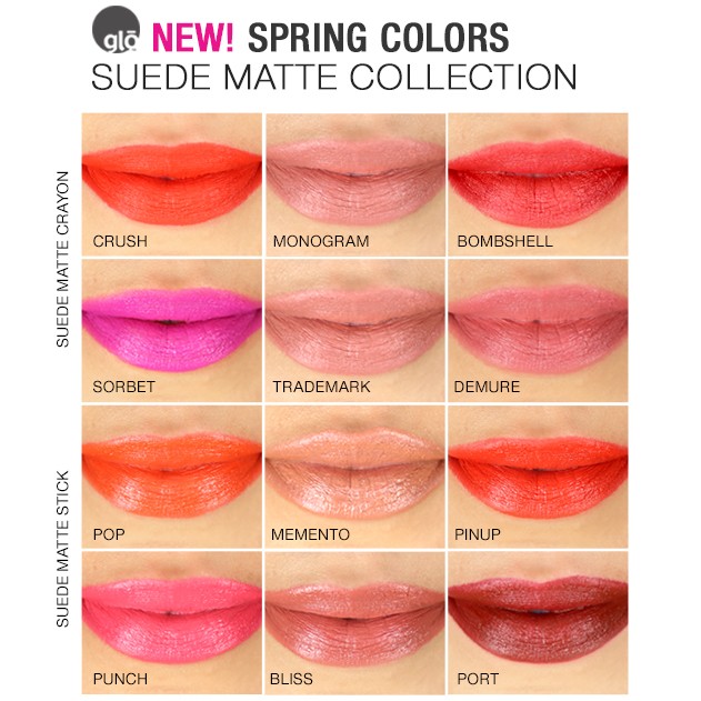 gloMinerals Spring Lip Collections